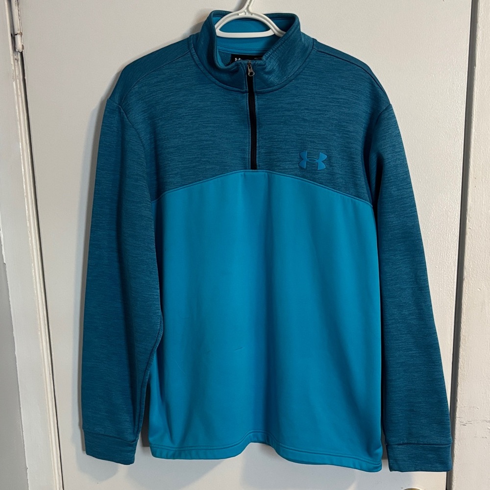 Under Armour Men's Teal Quarter-Zip Jacket